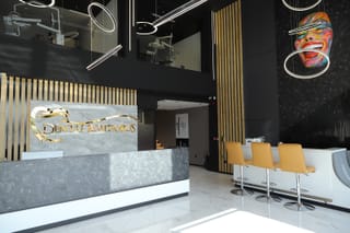 Modern Dental Bosphorus building with glass facade and large entrance