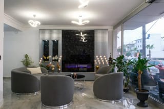 Soraca Med waiting area with seating places
