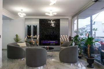 Soraca Med waiting area with seating places
